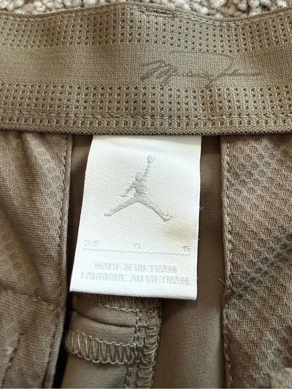 Jordan Sport Golf Pants Loose Fit Full Length Olive Gray HV4769-040 Mens Size 34